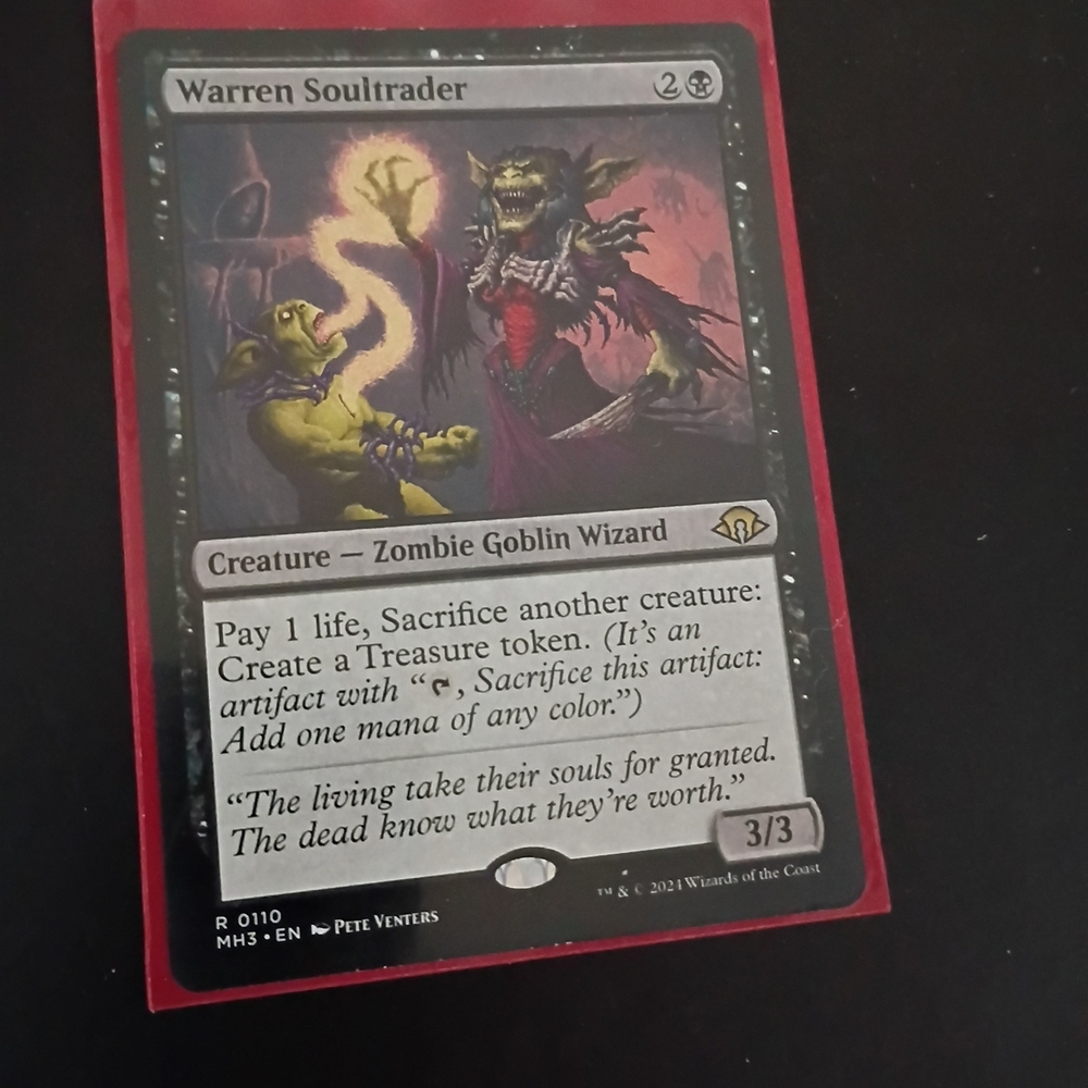 Warren Soultrader Card - Red Border